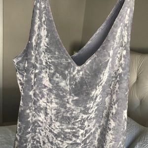 Velvet tank top